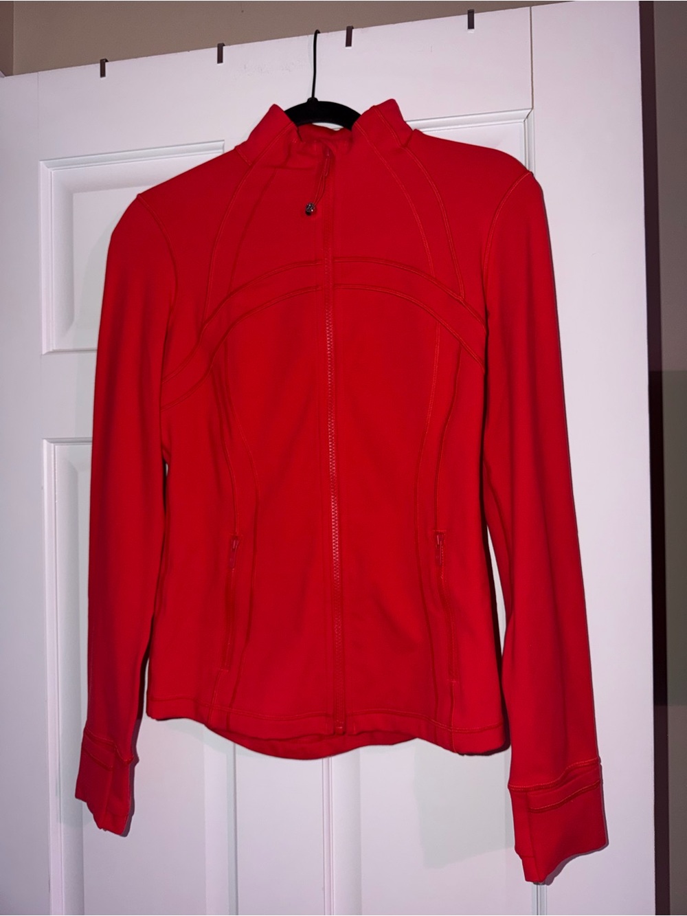 Lululemon Define Jacket True Love Red Size 6 Full Zip Luon New